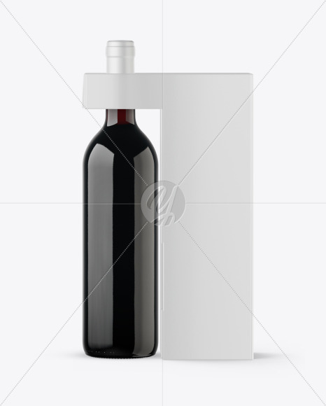 Download Wine Bottle In Matte Paper Wrap Psd Mockup Yellowimages