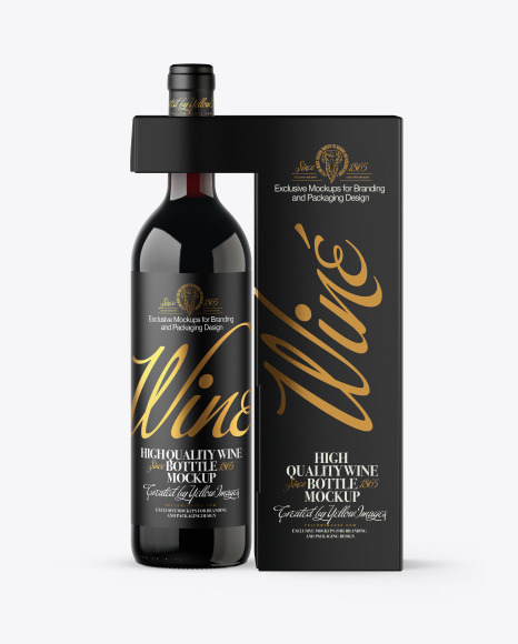 Download Wine Packaging Box Mockup Yellowimages