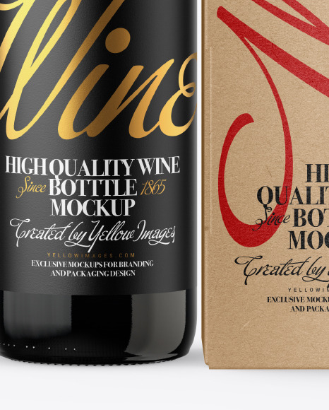 Download Bag Wine Mockup Yellowimages