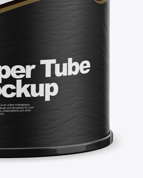 Matte Paper Tube Mockup PSD #1