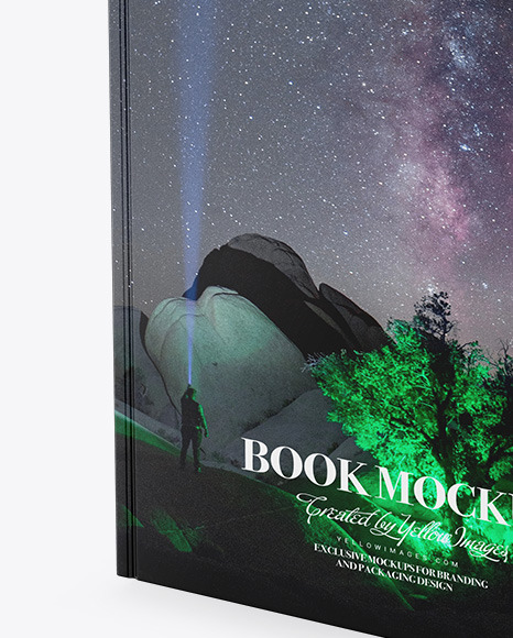 Book w  Matte Cover Mockup   Half Side View PSD #6