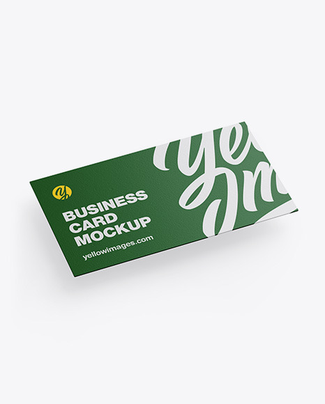 Download Textured Business Card Mockup In Stationery Mockups On Yellow Images Object Mockups PSD Mockup Templates