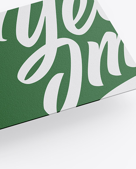 Textured Business Card Mockup PSD #1