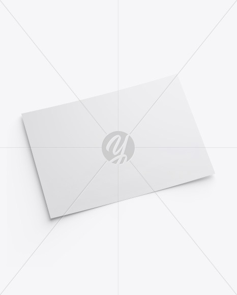 Download Matte A5 Postcard Mockup in Stationery Mockups on Yellow ...