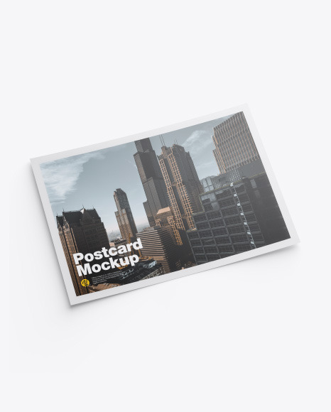 Download Download Matte A5 Postcard Mockup