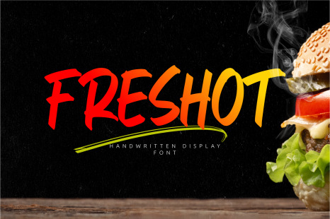 FresHot - Handwritten Display Font