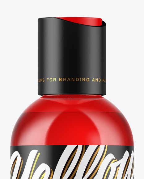 Plastic Bottle Mockup PSD #2