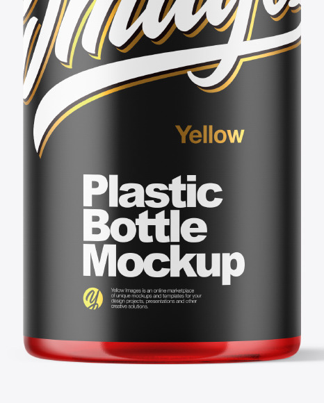 Plastic Bottle Mockup PSD #1
