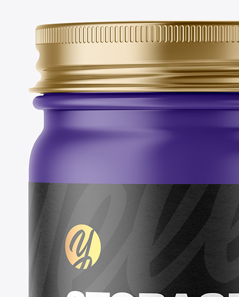 Matte Jar Mockup PSD #2