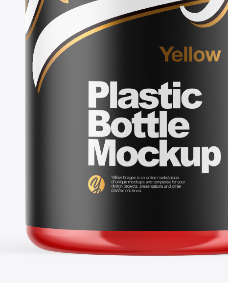 Plastic Bottle Mockup PSD #1