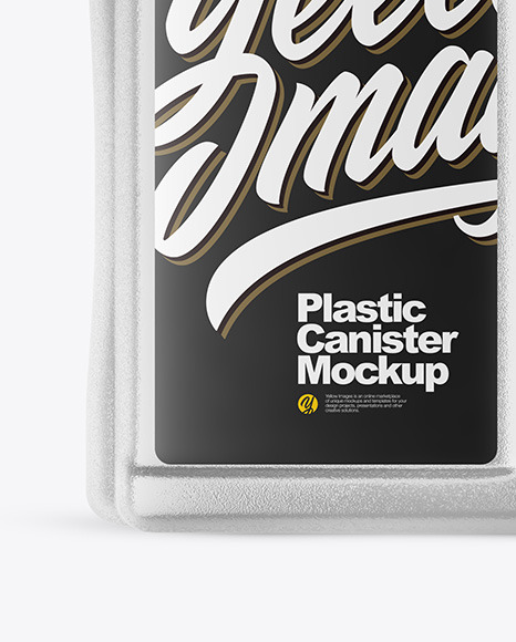 Download Plastic Canister Mate Mockup In Jerrycan Mockups On Yellow Images Object Mockups PSD Mockup Templates