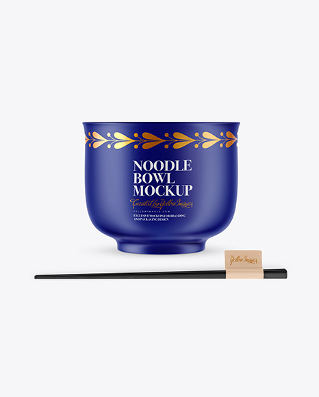 Download Matte Noodle Bowl Mockup In Cup Bowl Mockups On Yellow Images Object Mockups Yellowimages Mockups