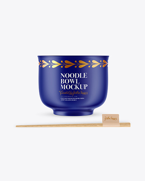 Download Matte Noodle Bowl Mockup In Cup Bowl Mockups On Yellow Images Object Mockups PSD Mockup Templates