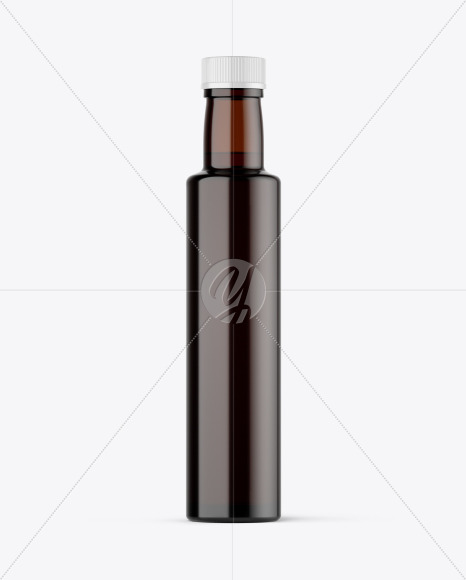 Download Amber Glass Vinegar Bottle Mockup in Bottle Mockups on Yellow Images Object Mockups