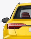 Station Wagon Mockup - Front View