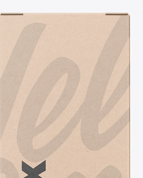 Two Kraft Boxes Mockup PSD #2