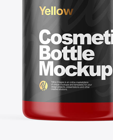 Glossy Cosmetic Bottle Mockup PSD #1