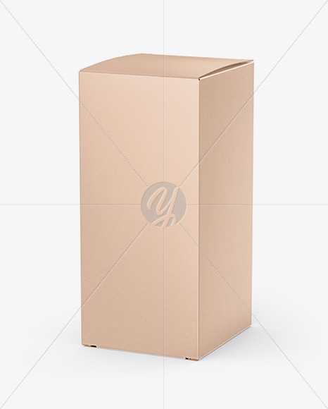 Download Kraft Paper Box Mockup In Box Mockups On Yellow Images Object Mockups