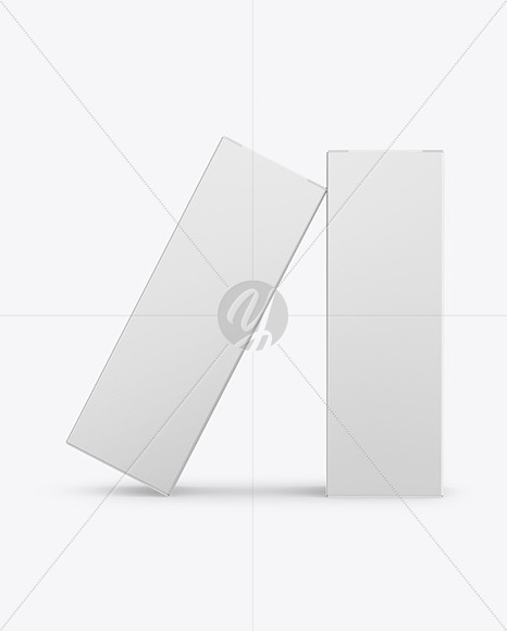 Two Paper Boxes Mockup PSD #3