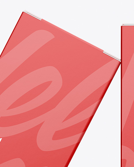 Two Paper Boxes Mockup PSD #2