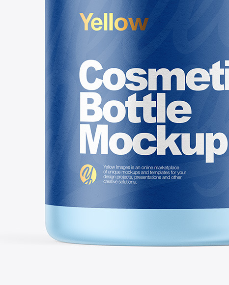 Frosted Cosmetic Bottle PSD #1