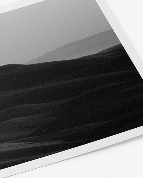 Paper A5 Postcard Mockup PSD #5