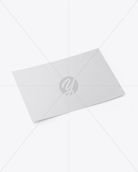 Kraft A5 Postcard Mockup PSD #3