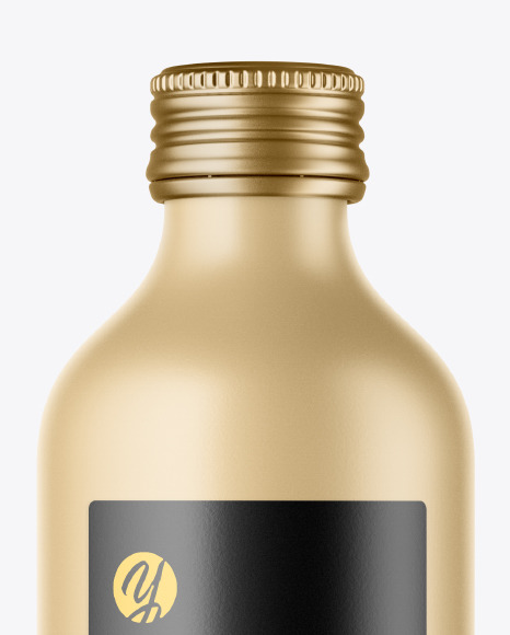 Matte Water Bottle Mockup PSD #2