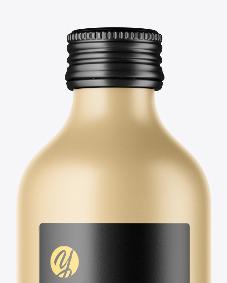 Matte Water Bottle Mockup PSD #1