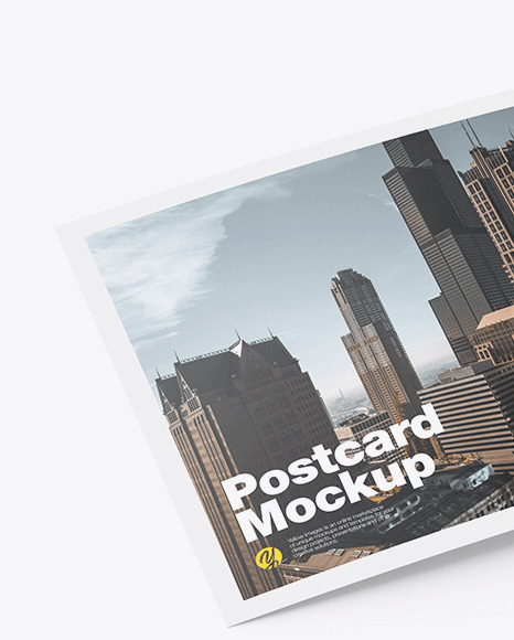 Matte A5 Postcard Mockup PSD #1
