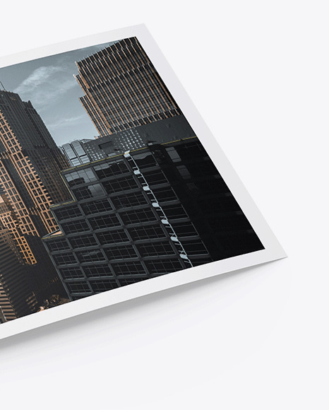 Matte A5 Postcard Mockup PSD #6