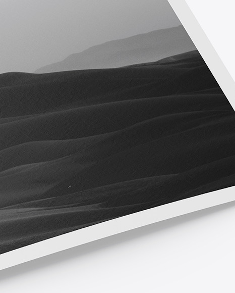 Paper A5 Postcard Mockup PSD #5