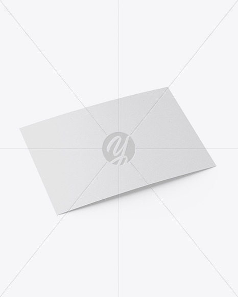 Kraft A5 Postcard Mockup PSD #3