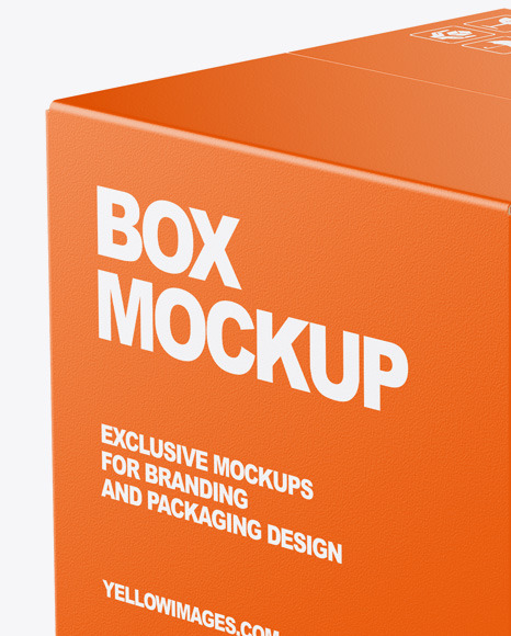 Paper Box Mockup PSD #3