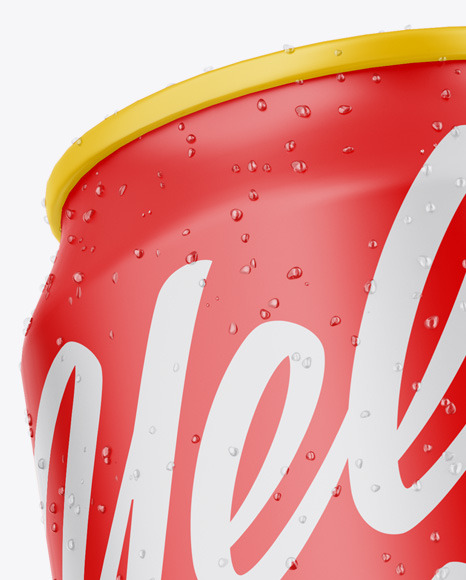 Matte Can Mockup PSD #1