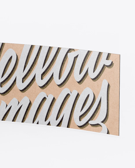 Kraft Tape Mockup PSD #1