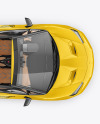 Super Car Mockup - Top View