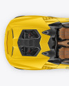 Super Car Mockup - Top View