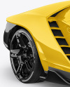Super Car Mockup - Half Side View