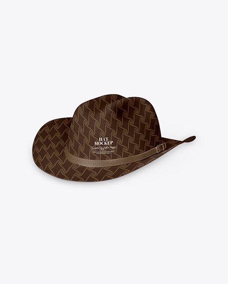 Fedora Hat Mockup In Apparel Mockups On Yellow Images Object Mockups