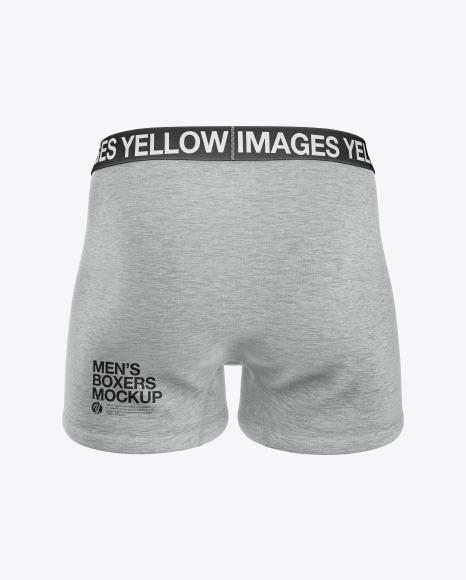 Download Melange Men S Boxer Briefs Mockup In Apparel Mockups On Yellow Images Object Mockups PSD Mockup Templates