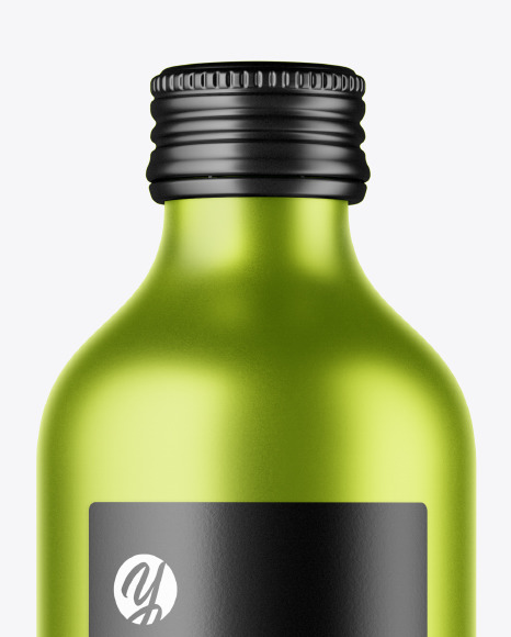 Metallic Water Bottle Mockup PSD #1