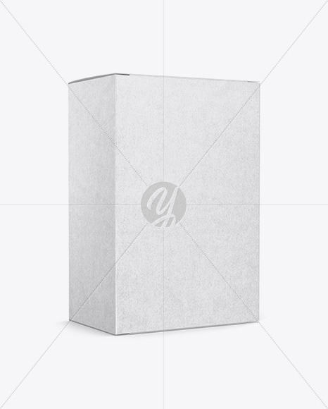 Download Kraft Box With Metallic Bag Mockup Half Side View In Box Mockups On Yellow Images Object Mockups