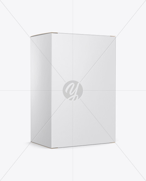 Download Glossy Paper Box With Metallic Bag Mockup Half Side View In Box Mockups On Yellow Images Object Mockups PSD Mockup Templates