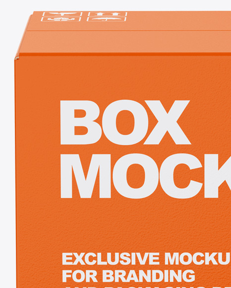 Paper Box Mockup PSD #3