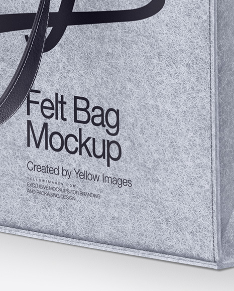 Download Felt Bag Mockup In Bag Sack Mockups On Yellow Images Object Mockups PSD Mockup Templates