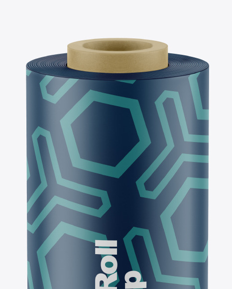 Matte Paper Roll Mockup PSD #2