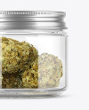 Weed Buds Jar Mockup