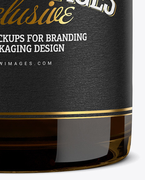 Champagne Bottle Mockup PSD #6