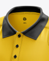 Men’s Club Polo Shirt mockup (Half Side View)